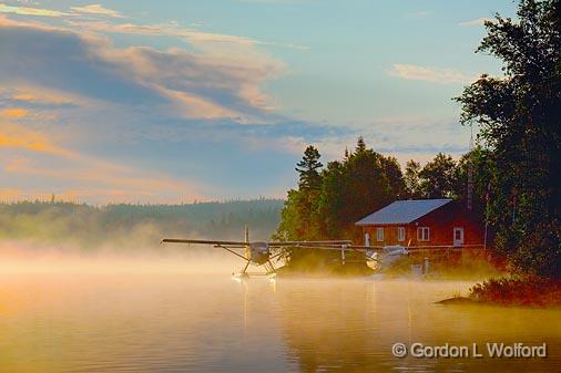 Docked Floatplanes_02465.jpg - Photographed on the north shore of Lake Superior in Wawa, Ontario, Canada.